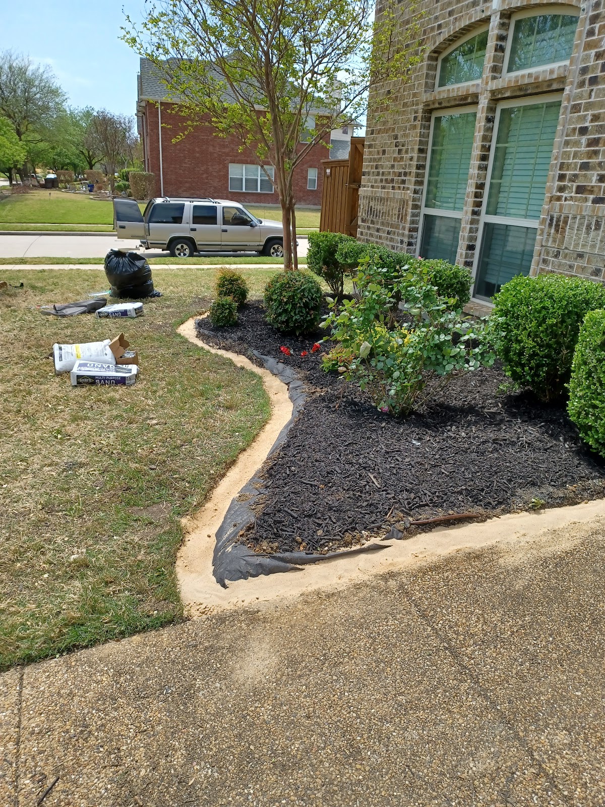 Stone border project